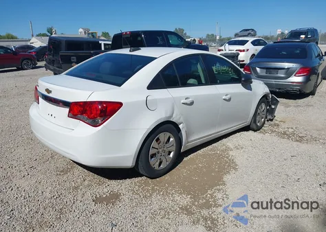 2015 Chevrolet Cruze Ls Auto из США, поврежденный, VIN 1G1PA5SH3F7222939